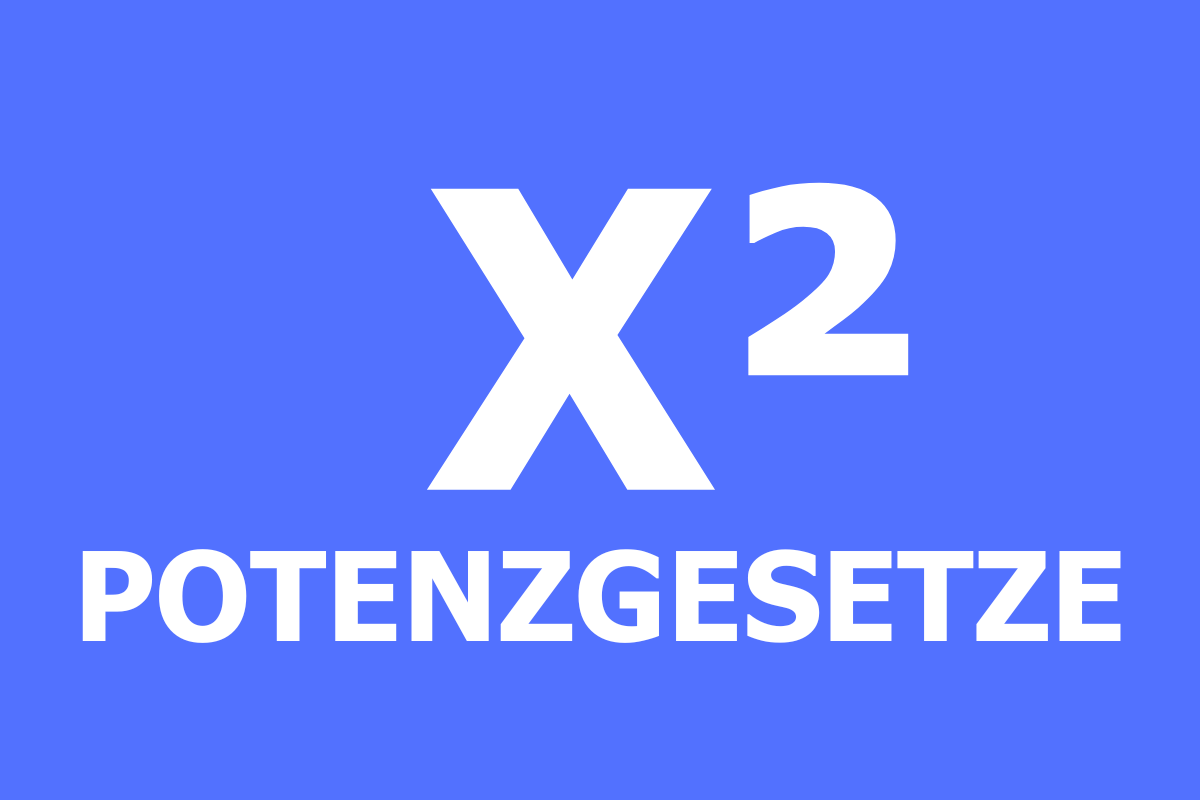 Übersicht der Potenzgesetze